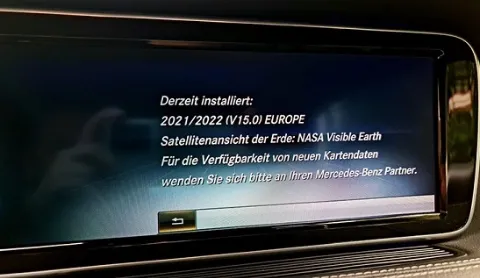 w205 NTG 5 Navigation map pin code activation