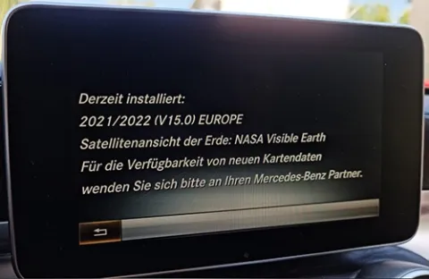 w176 NTG 5.1 Navigation map pin code activation