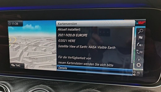 w213 NTG 5.5 Navigation map pin code activation